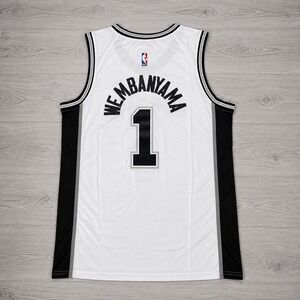 NWT Nike San Antonio Spurs Victor Wembanyama #1 White NBA Swingman Jersey L /50